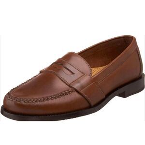 COLE HAAN Douglas Brown Leather Penny Loafer Size 11D